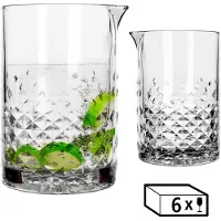 Libbey Gläser-Set ", Rührglas, 6er Set -OCULAR-" Fassungsvermögen von ca. 748 ml, mit integriertem Ausguss