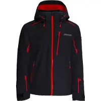 Spyder - Wasserfeste und warme Skijacke aus Primaloft - Leader Jacket Black Escape für Herren - Größe S - schwarz