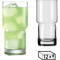 Libbey Gläser-Set "Beverage Glas -NEWTON- 355 ml, Ø: 7 cm, H: 14,5 cm, 12er Set" hochwertig verarbeitet, im modernen Design
