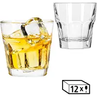 Libbey Gläser-Set "Rocks Glas -GIBRALTAR- 207 ml, Ø: 8,5 cm, H: 8,5 cm, 12er Set" hochwertig verarbeitet, im modernen Design