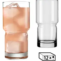 Libbey Gläser-Set "Cooler Glas -NEWTON- 592 ml, Ø: 8 cm, H: 16,5 cm, 12er Set" hochwertig verarbeitet, im modernen Design