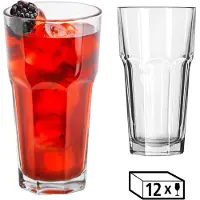 Libbey Gläser-Set "Cooler Glas -GIBRALTAR- 473 ml, Ø: 8,5 cm, H: 16 cm, 12er Set" hochwertig verarbeitet, im modernen Design