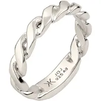 KUZZOI Ring 925 Sterling Silber in Silber | Gr.: 60