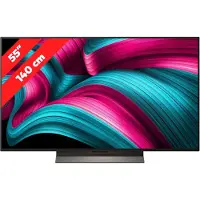 LG OLED evo AI OLED55C56LB, 139,7 cm (55"), 3840 x 2160 Pixel, OLED evo, Smart-TV, WLAN, Braun