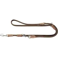 Hunter Verstellbare Führleine Round & Soft Hunting, braun