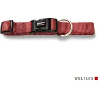 Wolters Professional Halsband extra-breit Gr.M 28-40 cm x 2,0 cm rost rot