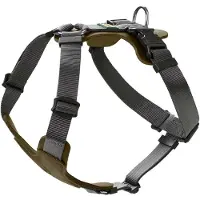 DOG SPORT HUNTER Geschirr Aalborg Mixed M-L, oliv/grau