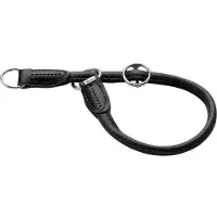Hunter D-Halsung Round & Soft Canadian UP für Hunde Schwarz L