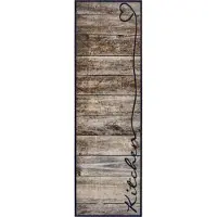 Hanse Home Küchenläufer "Kitchen Herz", rechteckig, 5 mm Höhe, Läufer, Rutschfest, Küchenteppich, Küche, Teppich, Pflegeleicht