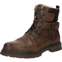 Tom Tailor Herrenschuhe Warmfutter Schnürstiefel Braun Freizeit