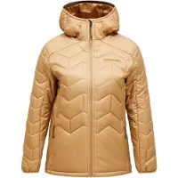 Peak Performance - Doudoune légère et polyvalente - W Elevate Liner Hood Sierra Sand für Damen - Größe S - Gelb
