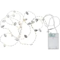 Star Trading 729-04, Leichte Dekorationskette, Silber, Ambiente, Kinderzimmer, Wohnzimmer, IP20, 6 h