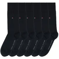 Tommy Hilfiger Socken "TH MEN SOCK 6P ECOM" Packung, 6 Paar, 6 Stk. tlg. Gekämmte Baumwolle, atmungsaktiv, druckfreier Bund