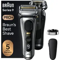 Braun Series 9 Pro+ Elektrorasierer, Ladestation, Wet & Dry, 9517s, Silber