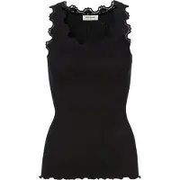 Rosemunde Tanktop "Babette Silk Top" Vintage-Spitzenbesatz, breite Träger, feminin, bequem, Seidenmix