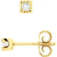 Diadema - Ohrringe - Diamanten- Gelbgold