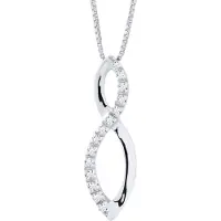 Diadema - Halskette mit Diamanten - Weißgold