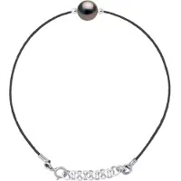 Diadema - Armband - Love Bond - Schwarzes Nylon - Tahiti-Perle - Regenbogen