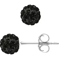 Diadema - Ohrringe Black Night - Kristall Schwarz - Kollektion Crystal Pearl
