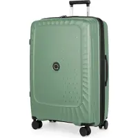 Hauptstadtkoffer Kotti - Großer Reisekoffer erweiterbar, Rollkoffer XL leichter Trolley Koffer 4 Rollen Hartschale PP-Material nachhaltig, Gepäck 23 kg, TSA,Mint