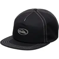 Quiksilver Snapback Cap "Saturn", Herren, schwarz (schwarz, jet schwarz), Obermaterial:100% Polyester., Caps Snapback Cap