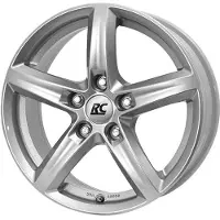 RC Design 15 Zoll Alufelge RC Design RC24 15"x6" 5x114.3 PCD ET40 66,1mm Felge Silber