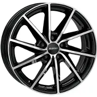 Alutec 15 Zoll Alufelge Singa 15"x6" 4x108 PCD ET47.5 63.40mm Felge Matt Schwarz Frontpoliert