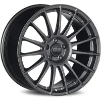 OZ RACING ALUFELGE SUPERTURISMO LM 7.5x17 5x114.3 ET 45 MATT GRAPHITE SILVER LETTERING