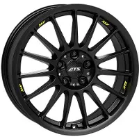 ATS 18 Zoll Alufelge Streetrallye 18"x7.5" 4x108 PCD ET38 63.30mm Felge Matt Schwarz