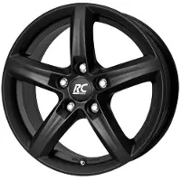 RC Design 15 Zoll Alufelge RC Design RC24 15"x6" 5x114.3 PCD ET40 66,1mm Felge Matt Schwarz