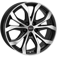 Alutec 18 Zoll Alufelge W10X 18"x8" 5x114.3 PCD ET40 70.10mm Felge Matt Schwarz Frontpoliert