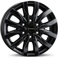 BORBET CW6 black matt 6.5x17 ET62 - LK6/130 ML84.1 Alufelge schwarz