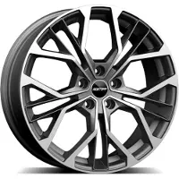 Gmp Alufelge Matisse 7.5X18 5X114,3 Et 35 Matt Anthracite Diamond