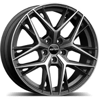 Gmp 19 Zoll Alufelge lunica 19"x8" 5x112 PCD ET35 66.6mm Felge Antraciet