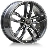 AVUS AF16 anthracite polished 8.0Jx18 5x112 ET45