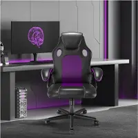 HTI Bürostuhl Daytona Eco Lila, höhenverstellbar, 120 kg, Sitzhöhe 42-52 cm, B43xT65 cm