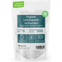 SHROOMY Leerkapseln Größe 0 verbunden 500 St Kapseln