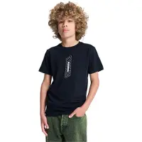 Dc-shoes T-Shirt "DC Omega", Kinder, Gr. 10(140-148cm), schwarz, Obermaterial: 75% Baumwolle, 25% Baumwolle., Shirts T-Shirt