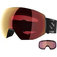 Salomon Skibrille Radium Prime Sigma Photochromic Unisex Black / Poppy Red (+ Extra Lens)