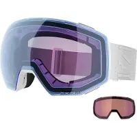 Salomon Skibrille Radium Prime Sigma Photochromic Unisex White / Sky Blue (+ Extra Lens)
