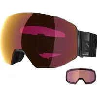 Salomon Skibrille Radium Prime Sigma Unisex Black / Poppy Red (+ Extra Lens)