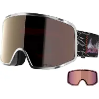 Salomon Skibrille Sentry Pro Sigma Unisex Silver / Gun Metal / Light Blue (+ Extra Lens)