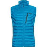 Jack Wolfskin Funktionsweste "ROUTEBURN PRO INS VEST M", Herren, Gr. XXL (58), blau (aurorablau), Obermaterial: 100% Polyester. Futter:100% Polyester. Füllung: 100% Polyester, Westen Funktionsweste