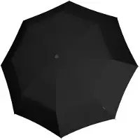 Knirps Regenschirm A.200 M Duomatic, black, sturmfest, Auf-Zu-Automatik, Ø 98 cm, 28 cm, Taschenschirm