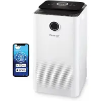 Clean air optima Luftentfeuchter und Luftreiniger CA-704 Smart - Geeignet für Räume bis: 40m² / 100m³ - Entfeuchtungsleistung: 10 Liter pro Tag - App