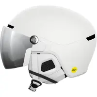 POC Obex Visor, Skihelm mit Visier, hydrogen white