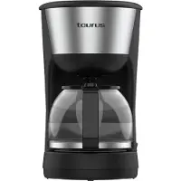 Taurus VERONA 12 INOX, Filterkaffeemaschine, Gemahlener Kaffee, 1000 W, Schwarz, Edelstahl