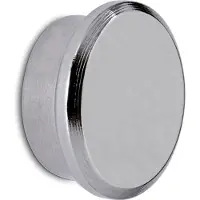 MAUL 6170396, Rund, Neodym, Silber, Glanz, 2,2 cm, 9 mm