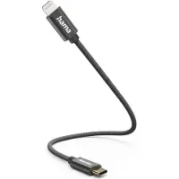 Hama 00201601 Lightning-Kabel 0,2 m Schwarz