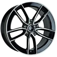 KESKIN KT21 ELEGANT black front polished 8.0Jx18 5x112 ET45
